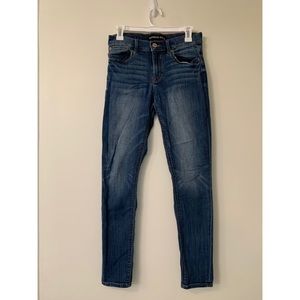 Express blue jeans mid rise jegging
